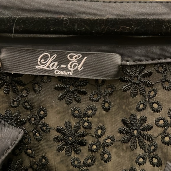 Women Black Button Down - Picture 3 of 6